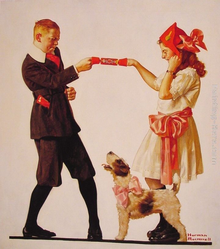 Norman Rockwell The Party Favour